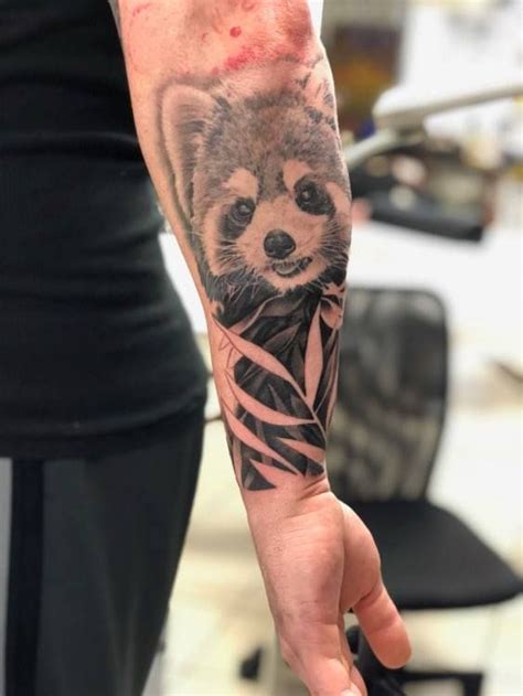 A Little Bg Add To My Red Panda By Mikesledz At Deluxe Tattoo Chicago
