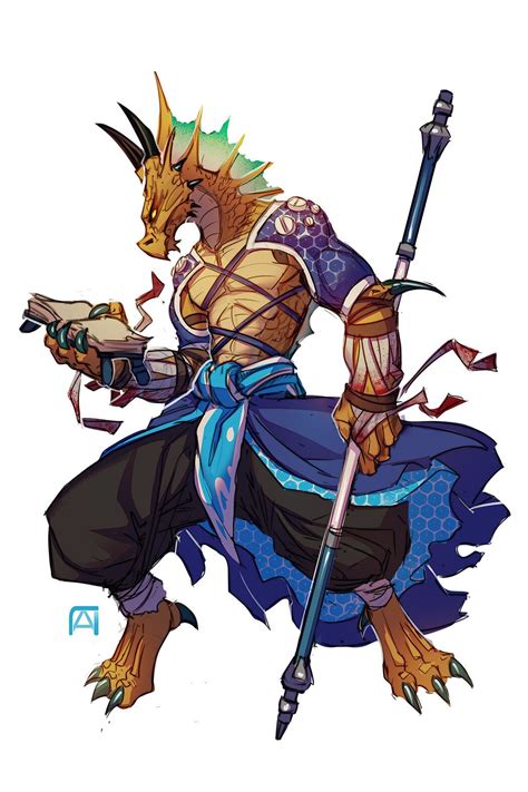 Dragonborn Monk Fantasy Character Design Character Art Dnd Dragonborn