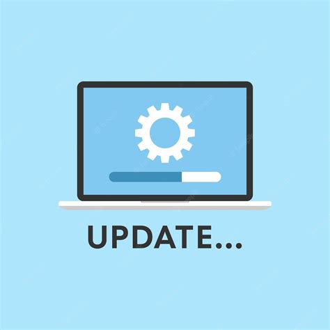 Premium Vector System Update Icon In Flat Style Software Upgrade