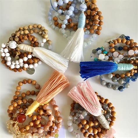 Custom Made Mala Bead Necklace For Meditation And Spiritual Jewelry
