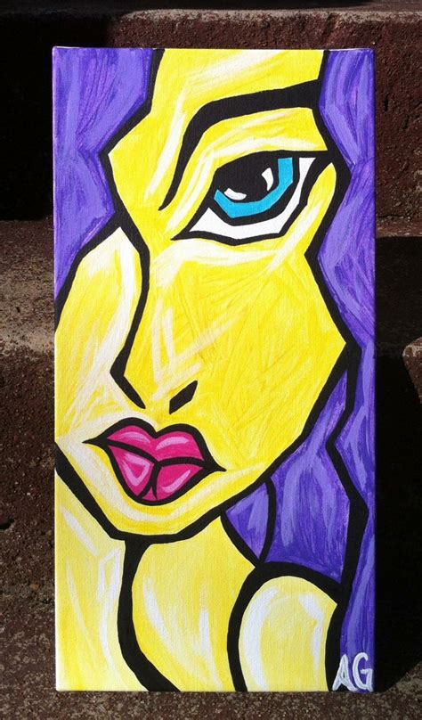 Girl Abstract Face Painting Painting Abstract Faces Abstract Painting