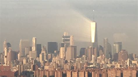 photos striking ray of light beams off world trade center days before 9 11 anniversary abc7