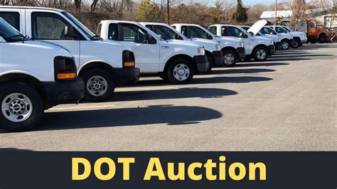 Surplus Dot Vehicle Auction Preview And Selling Youtube