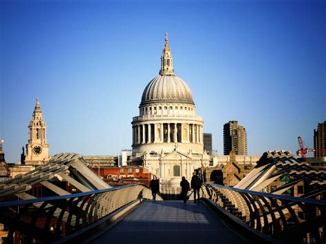 Saint Pauls Cathedral Seen From Millennium Bridge Flickr