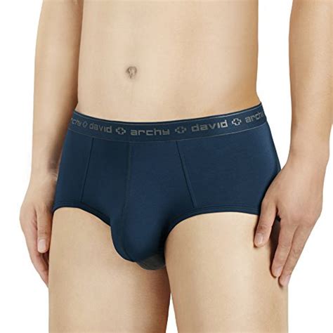 david archy men s 4 pack micro modal separate pouch briefs with fly s navy blue pricepulse