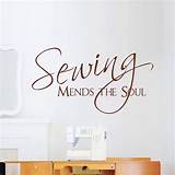 Sewing Wall Stickers Photos
