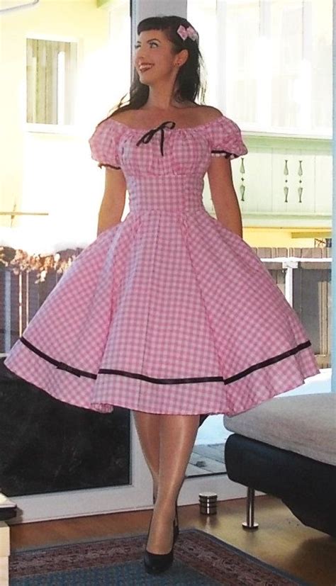 Pinup Dress Lollipop Porcelain Dress Pink By Pinupdollwardrobe Com Imagens Vestidos
