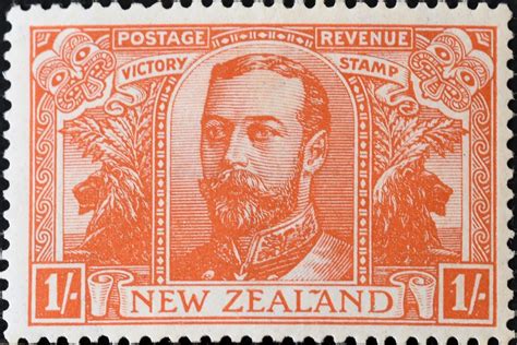 New Zealand 297 1920 Victory Stamps Post Stamp Revenue Stamp New Art