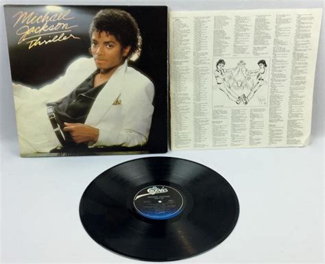 Lot Michael Jackson Thriller 1982 Lp Vinyl Record Epic Qe 38112 Stereo