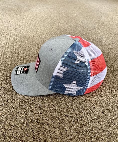 Us American Flag Trucker Hat Usa Mesh Snapback Cap Etsy