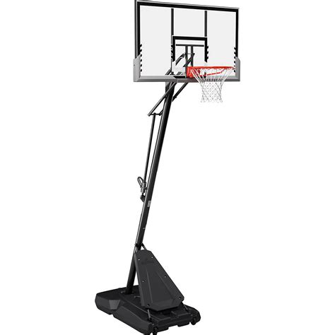 Spalding 60 Acrylic Screw Jack Portable Basketball Hoop System Lupon