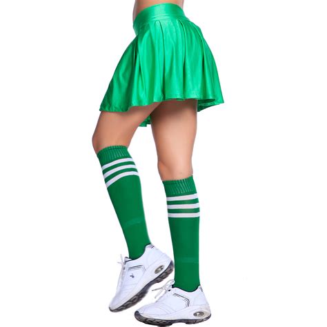 New Sports Stripes Socks Cheerleader Knee High Tube Socks Mens Womens