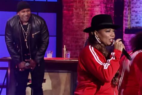 Queen Latifah Crushes Ll Cool Js ‘rock The Bells In New ‘lip Sync