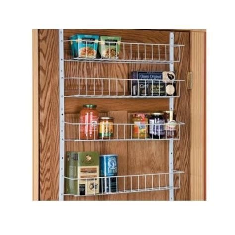 24 Wide 8 Shelf Adjustable Pantry Door Rack Closet