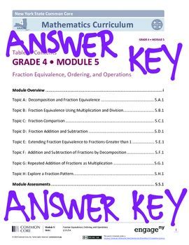 Go math grade 4 answer key. EngageNY (Eureka Math) Grade 4 Module 5 Answer Key by ...