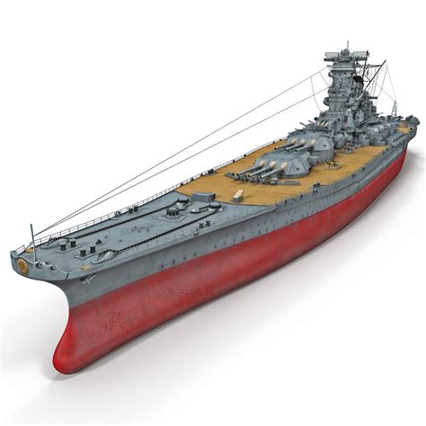 D Ijn Yamato Japanese Battleship Model Battleship Yamato Model Ships Porn Sex Picture