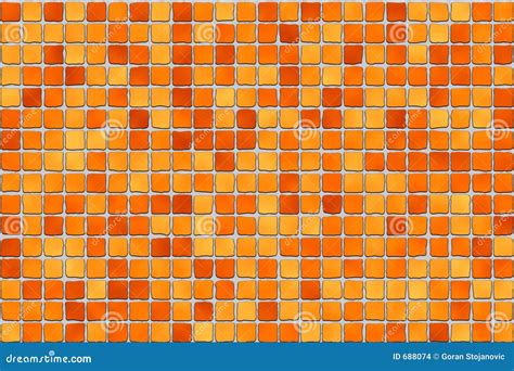 Orange Tiles Mosaic Stock Photo Image Of Steps Bathroom 688074