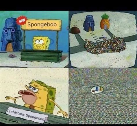 Ugh S Hype Stand Spongegar Primitive Sponge Caveman Spongebob Know Your Meme