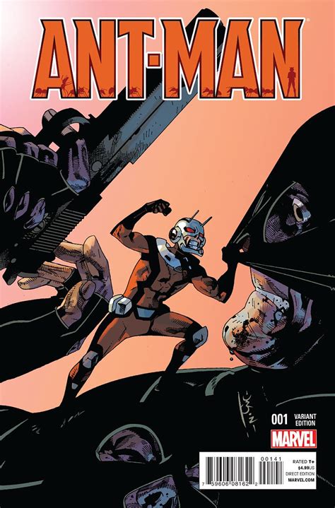 Ant Man 1 Variant Cover By Jason Pearson Marvel Comics Artwork