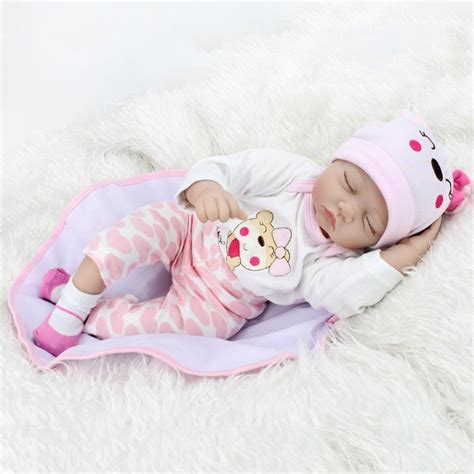 22 Lifelike Handmade Reborn Baby Doll Vinyl Sleeping Silicone Newborn