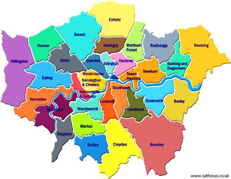 Map Of London Districts Images Frompo