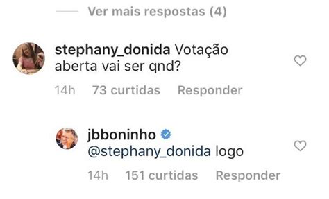 Se você ainda não participou da nossa votação, ainda dá tempo. Boninho fala sobre festa na final do 'BBB' 20 - Patrícia ...