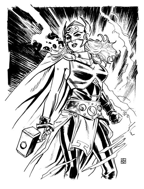 Jane Foster As Thor By Deankotz On Deviantart Captain Marvel Costume