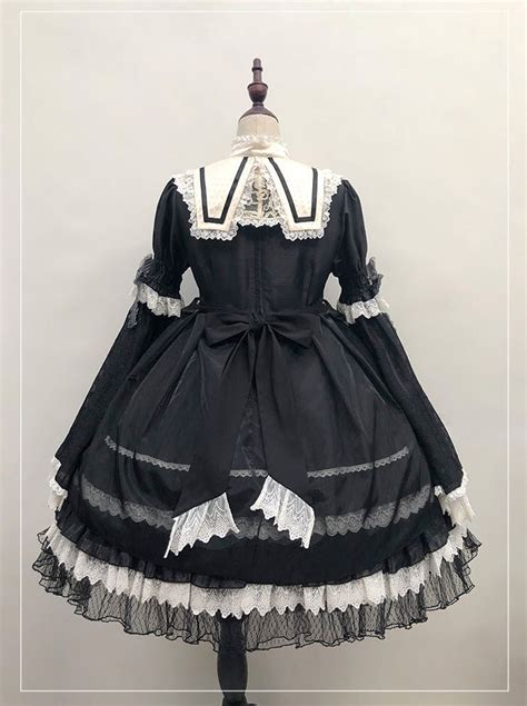 Angels Hear The Mysterious Music In The Night Gothic Lolita Op Dress
