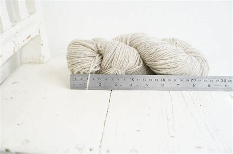 New Zealand Merino Wool Yarn Light Grey Wool Yarn 100 Etsy