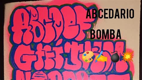 Abecedario Graffiti Bomba 💣🎨 ️💥 Youtube