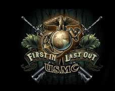 The expression last in, first out is used to say that the last person who started work in an organization should be the first person to leave it, if fewer people areneeded. First in Last Out USMC T-shirt | US Marines Tee Shirt ...