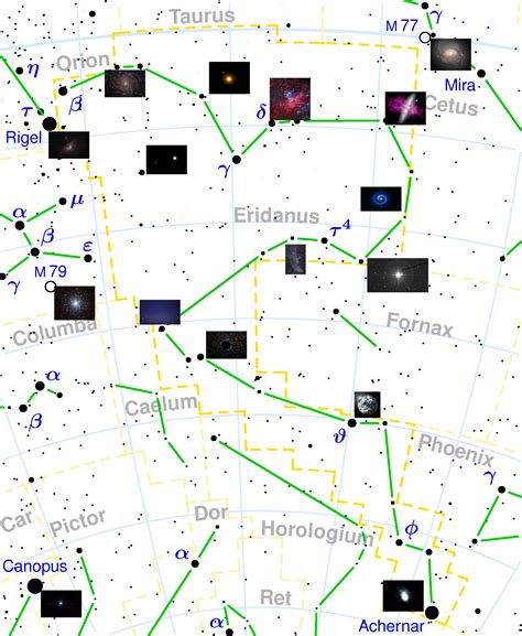 Constellation Eridanus Image Map Imarinazurera