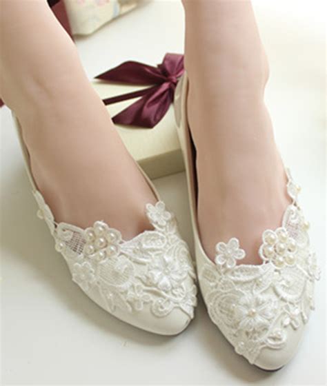 Pin By Ki Ki On Ivory White Wedding Lace Bridal Shoes Wedding Shoes