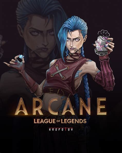 Artstation Arcane League Of Legends Jinx X Powder