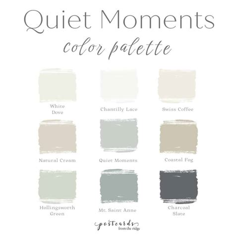 Benjamin Moore Quiet Moments Paint Color Spotlight Postcards From The