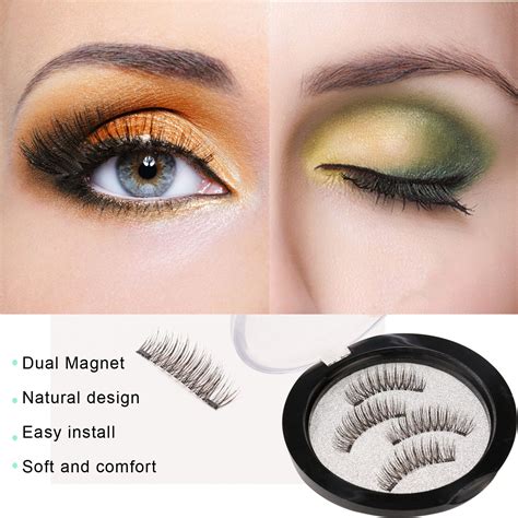 Dual Magnetic False Eyelashes Dual Magnetic False Eyelashes Dual Magnetic False Eyelashes for ...
