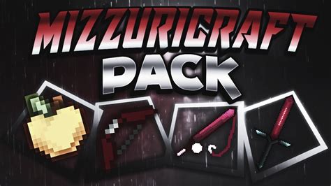 Mizzuricraft Pack Texture Pack Pvpuhcsg Red Edit ⌠optimize⌡ Youtube