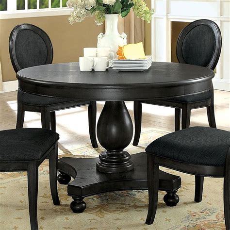 There are 35589 gray dining table for sale on. Siobhan Round Dining Table (Dark Gray) Furniture Of ...