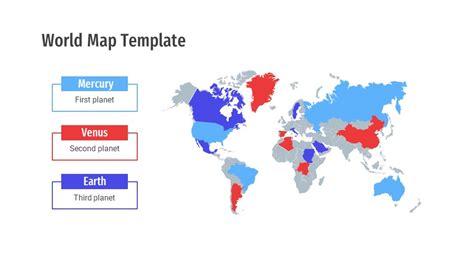 Best World Map Countries Powerpoint Templates Editabl