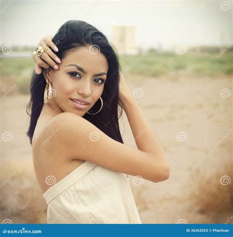 Beautiful Exotic Young Woman Stock Image Image Of Gorgeous Exotic