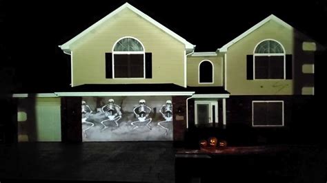 Spooky Scary Skeletons Tiktok Halloween House Projection Youtube