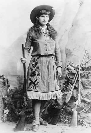 Annie oakley was an american sharpshooter who starred in buffalo bill's wild west show. Annie Oakley | American markswoman | Britannica.com