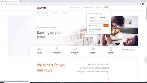 Discover Bank Login Discover Bank Online Internet Banking Discover