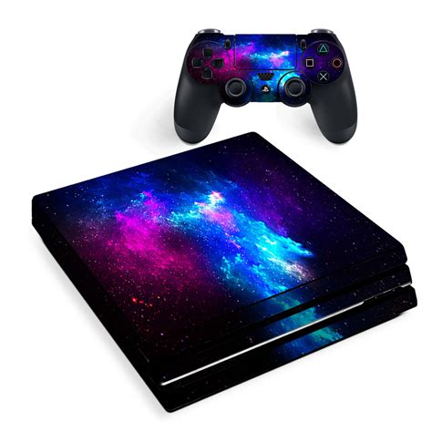 Skin For Sony Ps4 Pro Console Decal Stickers Skins Cover Galaxy Space