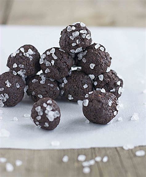 Chocolate Sea Salt Truffles Foodly Magazine