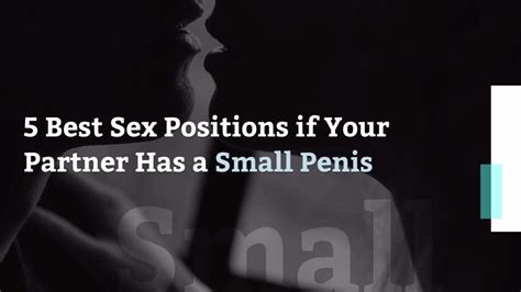 5 Best Sex Positions If Your Partner Has A Small Penis