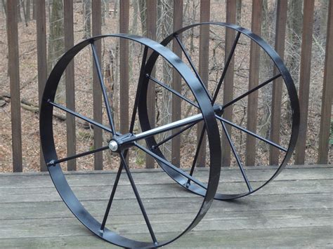 Custom Wagon Wheels Steel Wagon Wheels And Axle Kit Custom Wagon Wheels