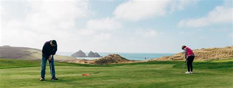 Pitch And Putt At Holywell Bay Golf Near Newquay In Cornwall