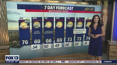 Fall Weather Staying Warm But Hazy Fox 13 Seattle Youtube