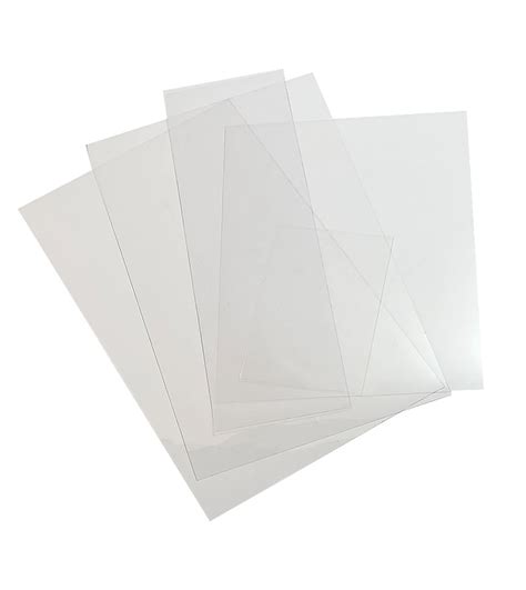 Clear Vinyl Menu Overlay Sheets Box Of 50 Plastic Sales And Service